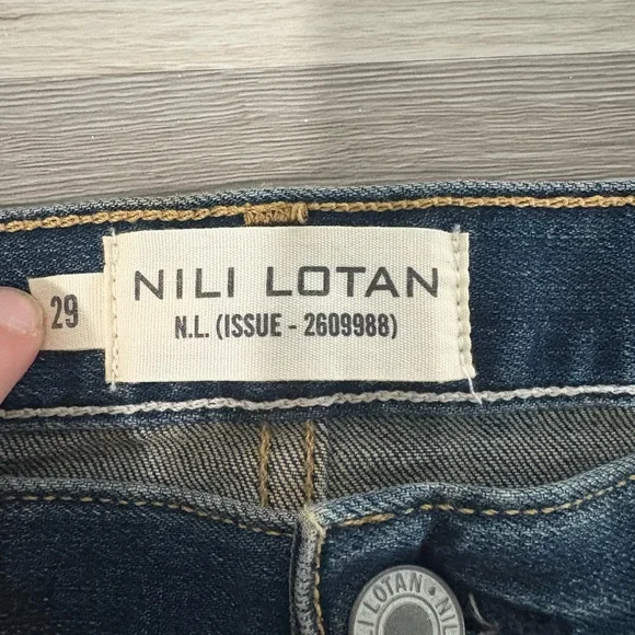Nili Lotan Walker boyfriend Blue Denim Jeans